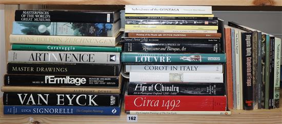 A quantity of reference books relating to World Art including Art in Venice, Hans Holbein Zeichnungen,